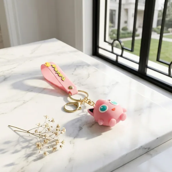 Keychain_Pok_Mon_Jigglypuff_3d_Silicone_Default_Title