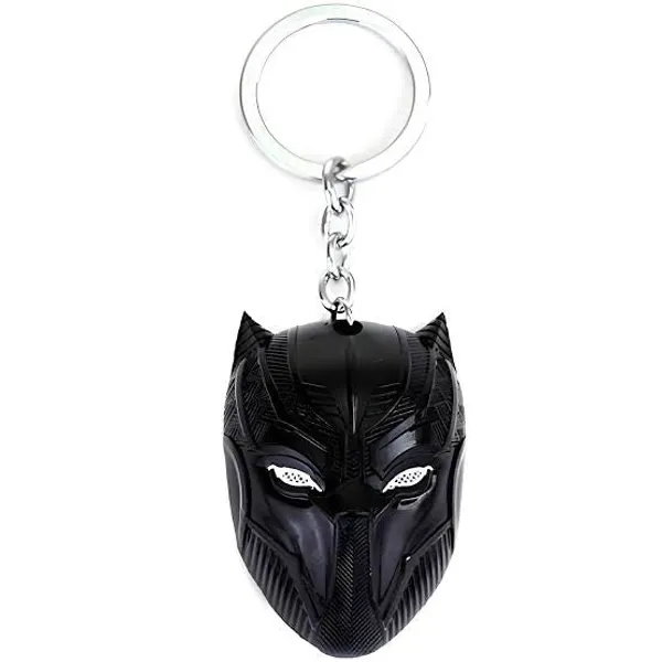 Keychain_Black_P_Nther_Metal_Mask_Default_Title