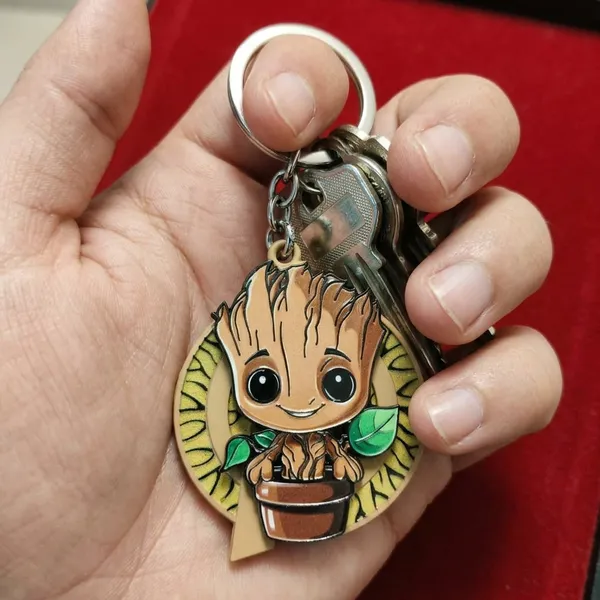 Keychain_M_Rvel_Gu_Rdians_Of_The_Galaxy_Baby_Groot_Metal_Rotating_Default_Title