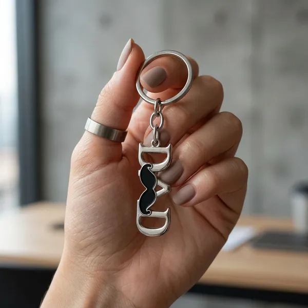 Keychain_Dad_Mustache_Metal_Default_Title