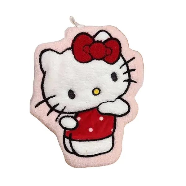 Hand_Towel_Hello_Kitty_Coral_Fleece_Absorbent_Hanging_Default_Title