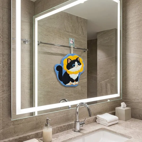 Hand_Towel_Sunflower_Cat_Hanging_Blue_Yellow_Default_Title