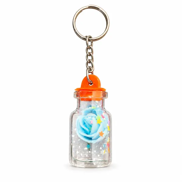 Keychain_Little_Rose_Bottle_Pink_Blue_Green_Yellow_Blue