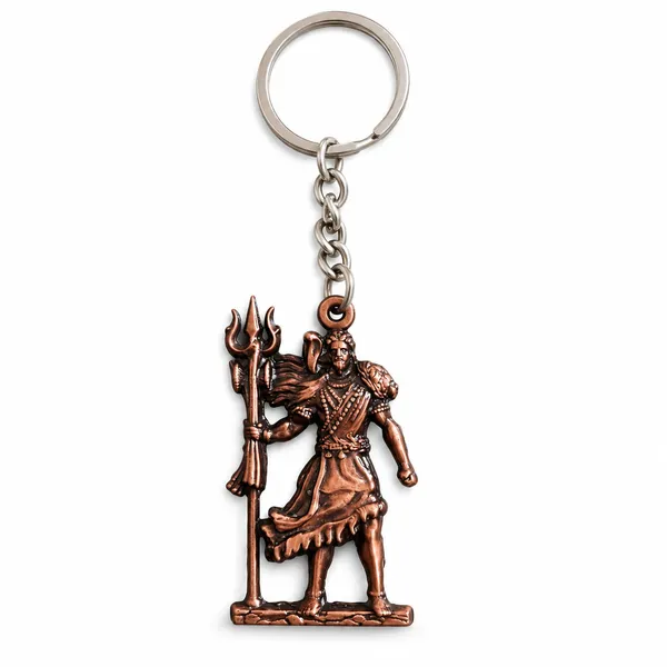 Keychain_Lord_Shiva_Mahadev_Trishul_Metal_Bronze