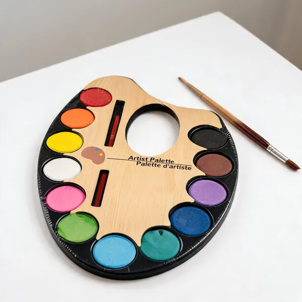 12-Color_Artist_Paint_Palette_With_Brush