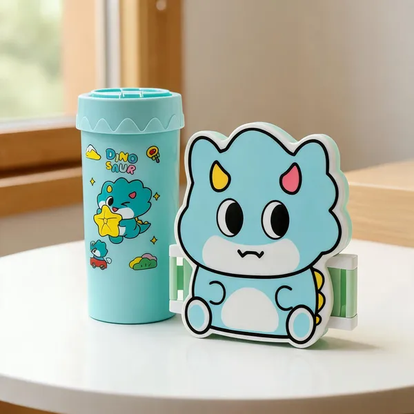 Dinosaur_Plastic_Snack_Container_Set_With_Water_Bottle_Pack_Of_2