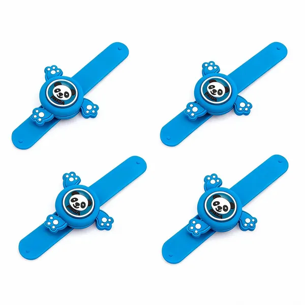 Blue_Silicone_Panda_Wristband_For_Kids