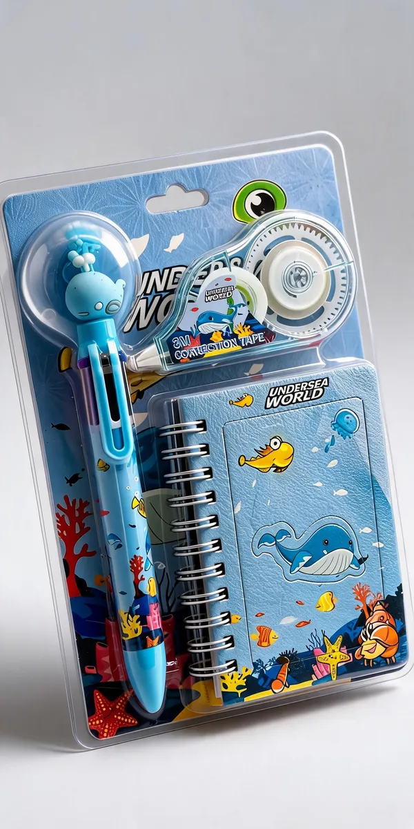 Undersea_World_Kids_Stationery_Set_With_Notebook_Pen_Correction_Tape