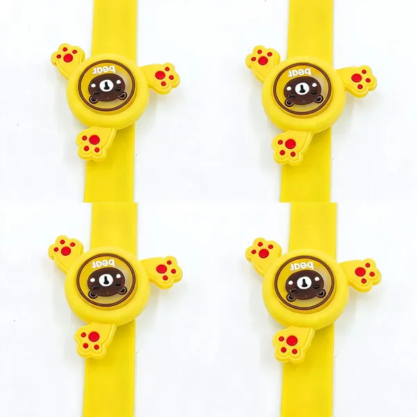 Yellow_Bear_Silicone_Wristband_For_Kids