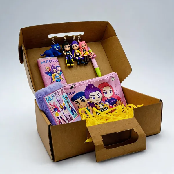 Huntriixxx_Themed_Gift_Hamper_With_Keychains_Notebook_And_Pen