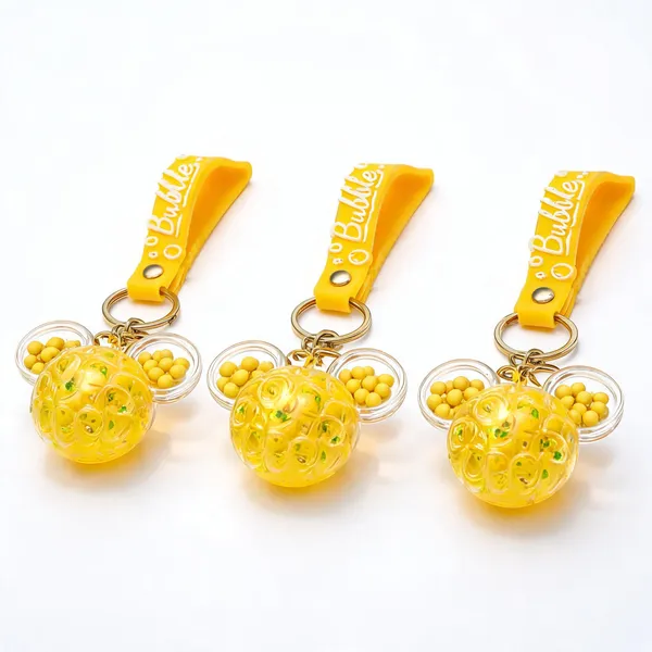 Yellow_Glitter_Mickey_Shaker_Bubble_Keychain
