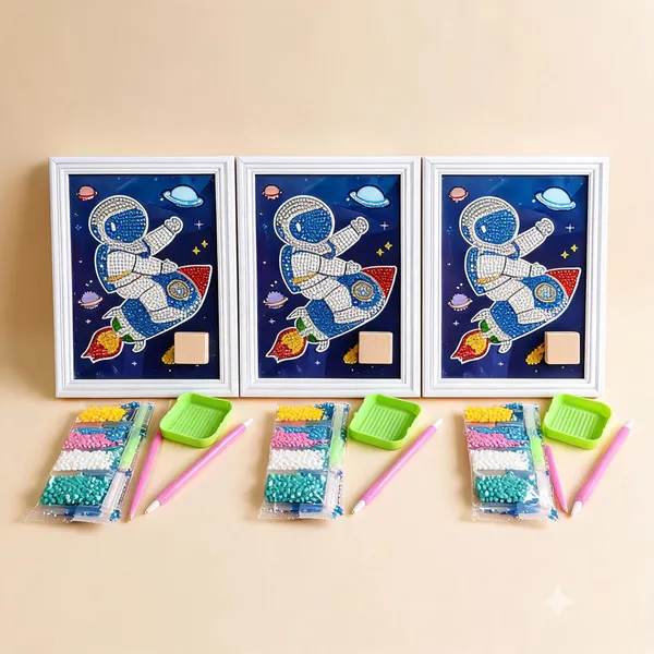 5D_Diamond_Art_Painting_Kit_Astronaut_Rocket_Space_Craft