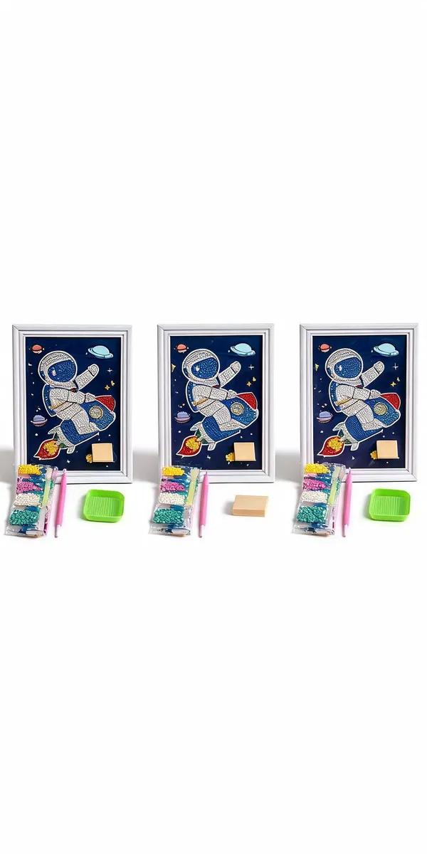 5D_Diamond_Art_Painting_Kit_Astronaut_Rocket_Space_Craft