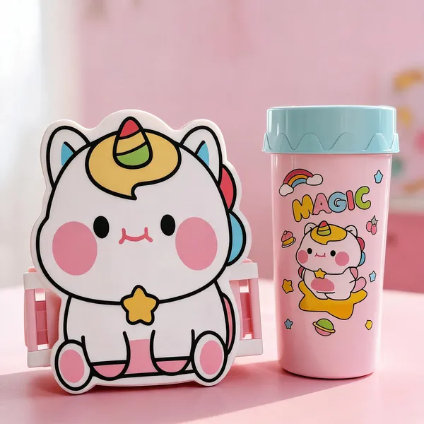 Plastic_Unicorn_Print_Lunch_Box_And_Water_Bottle_Set_For_Kids