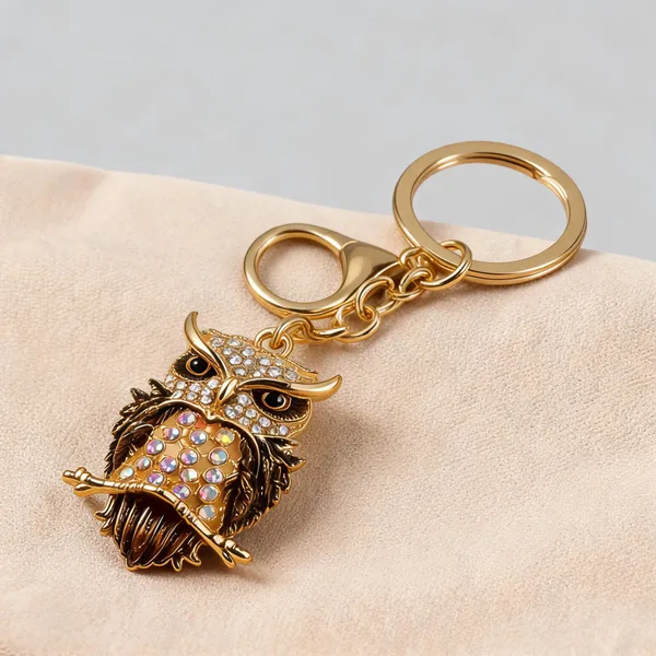Gold_Tone_Multi_Crystal_Owl_Bag_Charm_Keychain