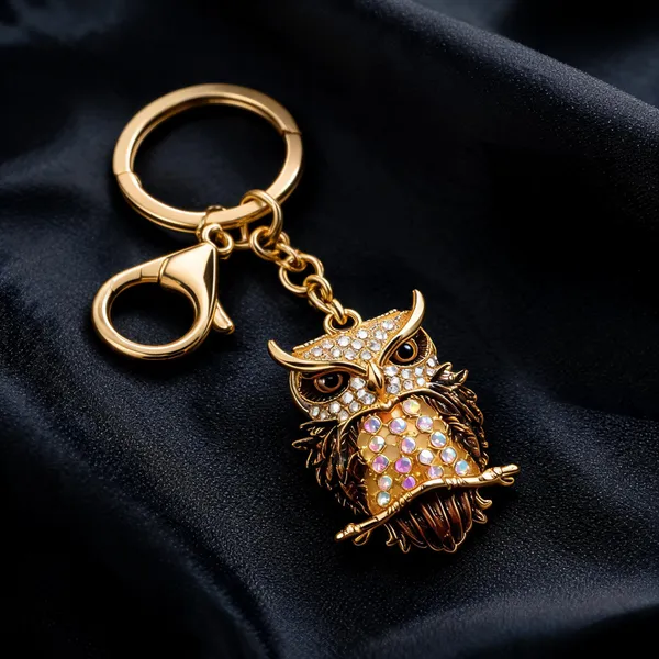 Gold_Tone_Multi_Crystal_Owl_Bag_Charm_Keychain