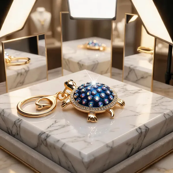 Blue_Crystal_Turtle_Gold-Tone_Bag_Charm_Keychain