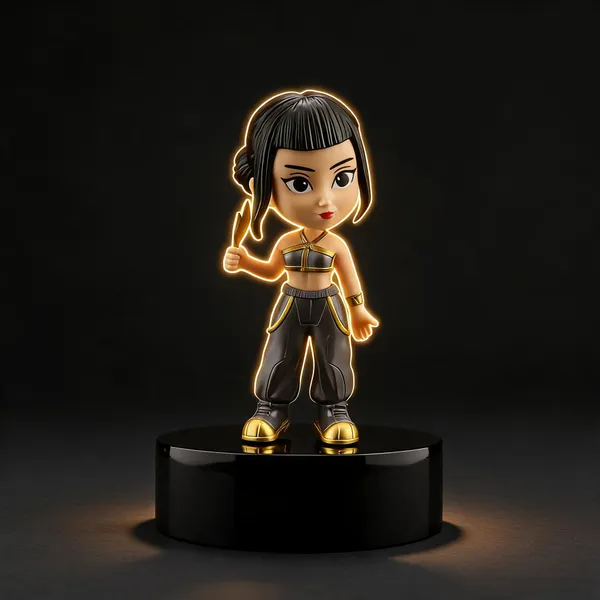 Golden_Blade_Huntress_Polyresin_Figurine_17.7_Cm