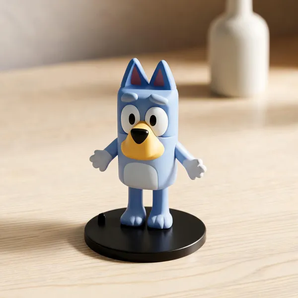 Blue_Cartoon_Dog_Polyresin_Collectible_Figurine