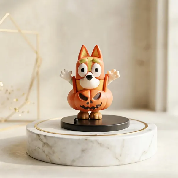 Halloween_Pumpkin_Pup_Cartoon_Polyresin_Collectible_Figurine
