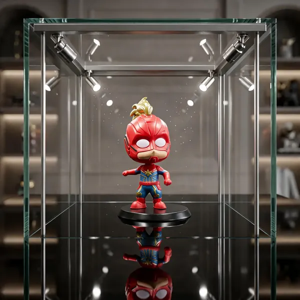 Polyresin_Cosmic_Star_Hero_Red_Blue_Chibi_Collectible_Figurine