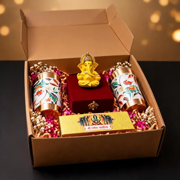 Ganesha_Idol_Festive_Gift_Hamper_With_Copper_Tumblers
