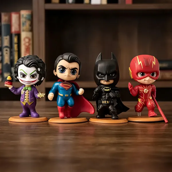 Dc_Comics_Chibi_Polyresin_Action_Figure_Pack_Of_4