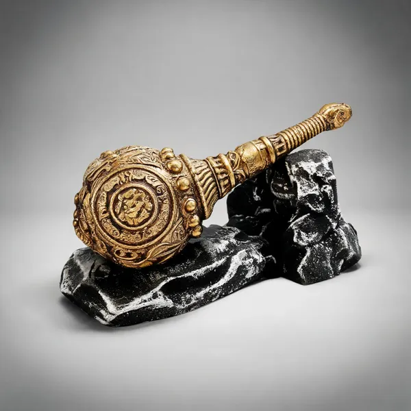 Resin_Devotional_Lord_Hanuman_Gada_Idol_Showpiece