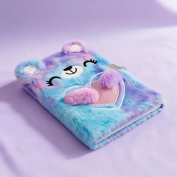Tie_Dye_Fluffy_Plush_Notebook_Diary