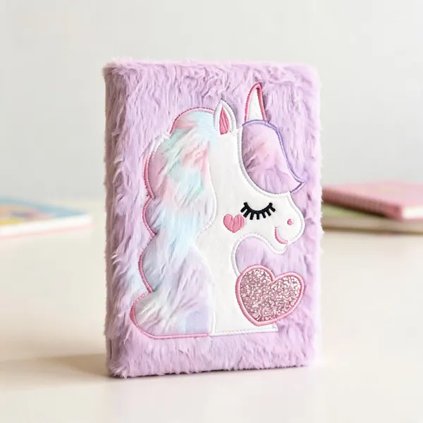 Pink_Plush_Unicorn_Faux_Leather_Diary