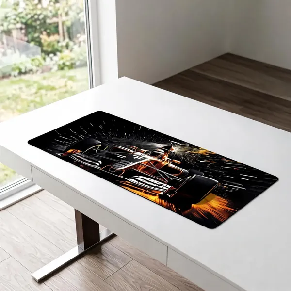 Formula_Racing_Car_Extended_Desk_Mat_Black_Orange