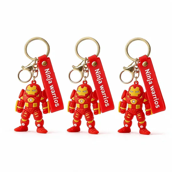 Iron_Man_Theme_Rubber_Plastic_Keychain