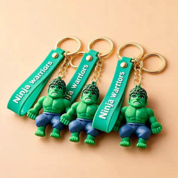 Hulk_Theme_Rubber_Plastic_Keychain