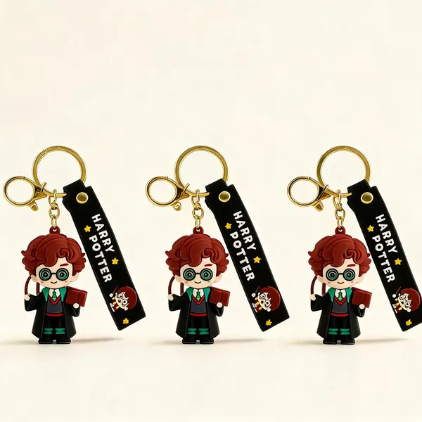 Wizard_Theme_3D_Silicone_Keychain