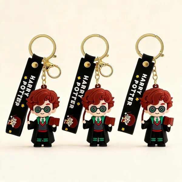 Wizard_Theme_3D_Silicone_Keychain