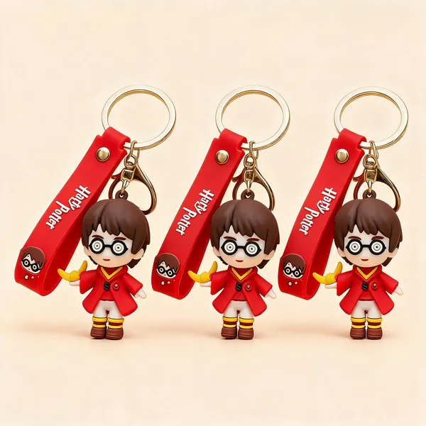 Wizard_Theme_Rubber_Plastic_Keychain