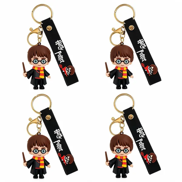 Wizard_Theme_Rubber_Plastic_Keychain