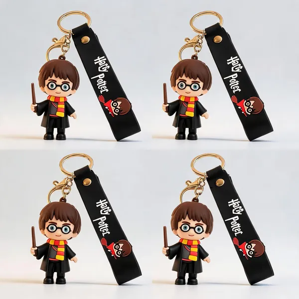Wizard_Theme_Rubber_Plastic_Keychain