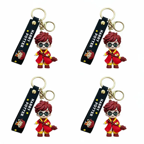 Wizard_Theme_Rubber_Plastic_Keychain