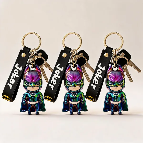 Metallic_Finish_Batman_3D_Character_Keychain