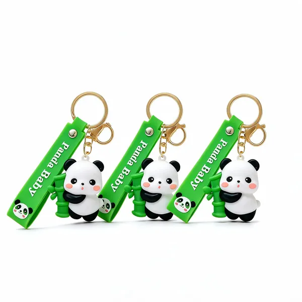 Multicolor_Rubber_Panda_Theme_Character_Keychain