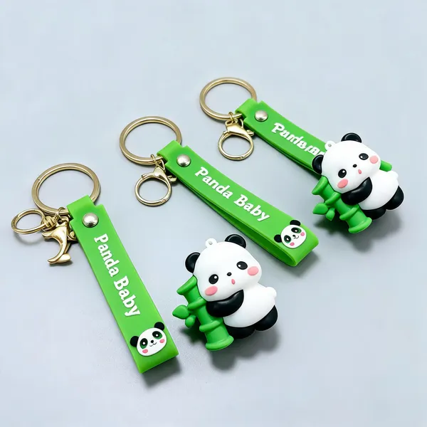Multicolor_Rubber_Panda_Theme_Character_Keychain