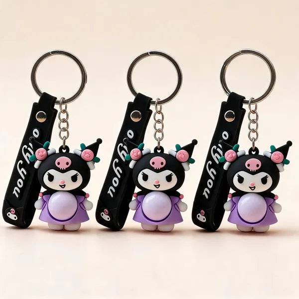 Kuromi_3D_Silicone_Rubber_Keychain