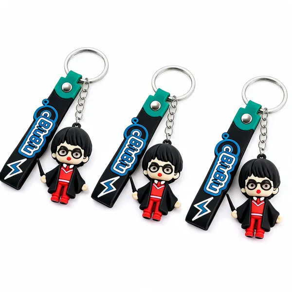 Harry_Potter_Theme_Rubber_Plastic_Keychain