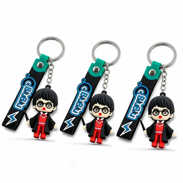 Harry_Potter_Theme_Rubber_Plastic_Keychain