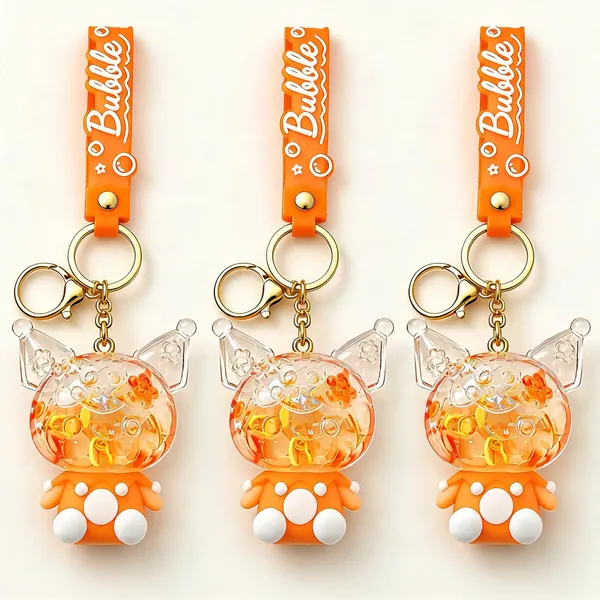 Orange_Acrylic_Floating_Liquid_Quicksand_Keychain