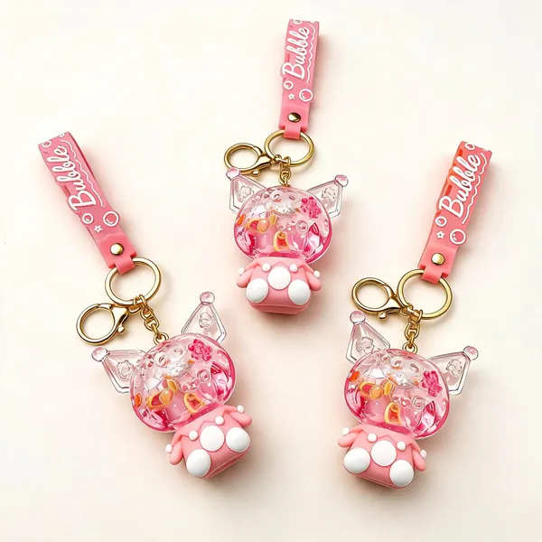 Pink_Acrylic_Floating_Liquid_Quicksand_Keychain