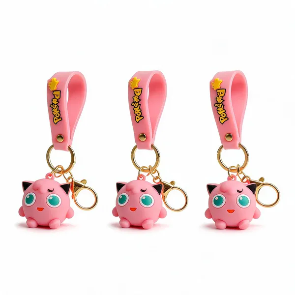 Pink_Silicone_Jigglypuff_Pokemon_3D_Character_Keychain