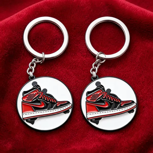 Metal_Circular_Rubber_Plastic_Keychain