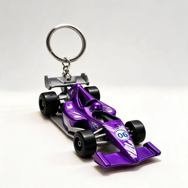 Purple_Plastic_3D_Formula_1_Racing_Car_Keychain